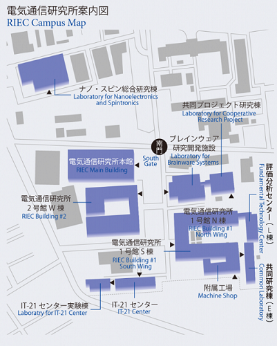 通研キャンパスマップ