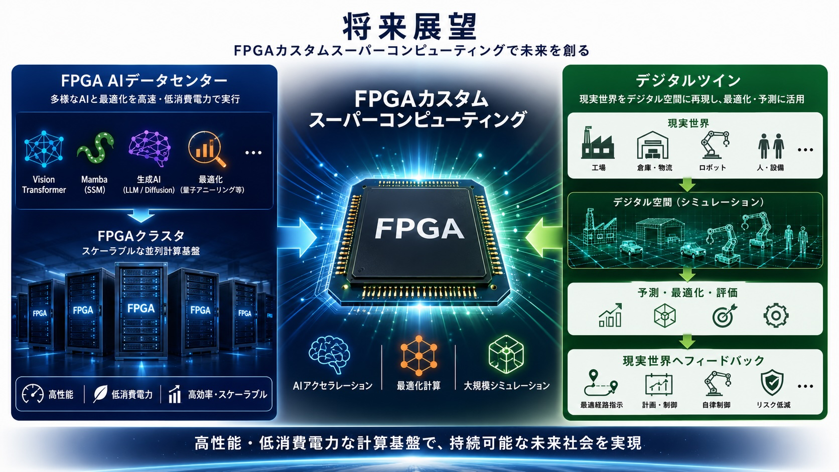 FPGA AIデータセンターとデジタルツインの将来展望
