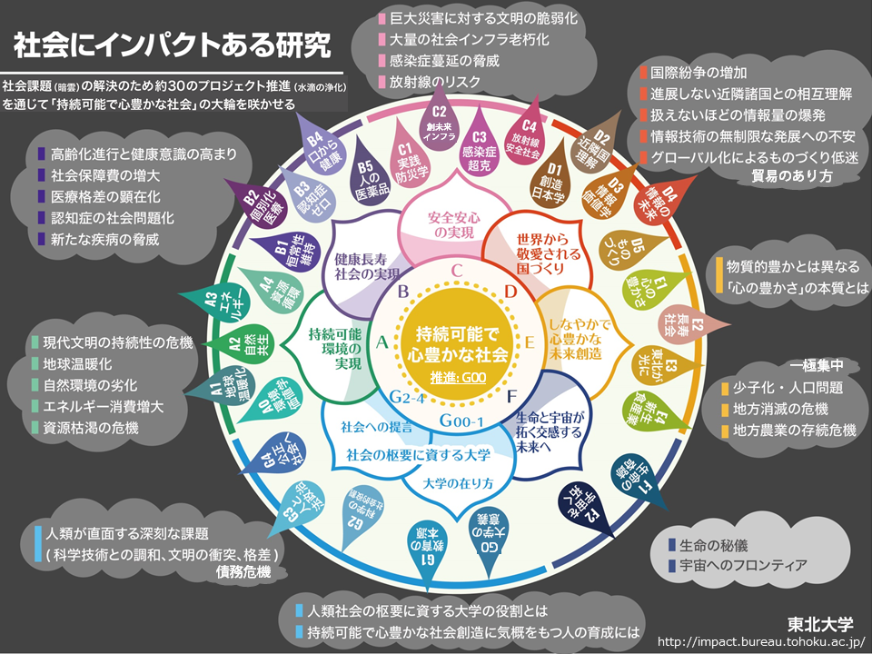 社会にインパクトある研究　全体像