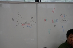 ２班・光で空中に絵を描こう
